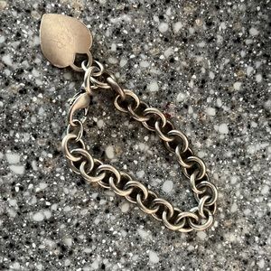 Tiffany & Co. chain bracelet initial MR